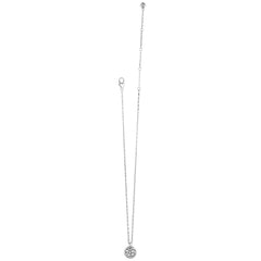 Contempo Medallion Petite Necklace silver clasp