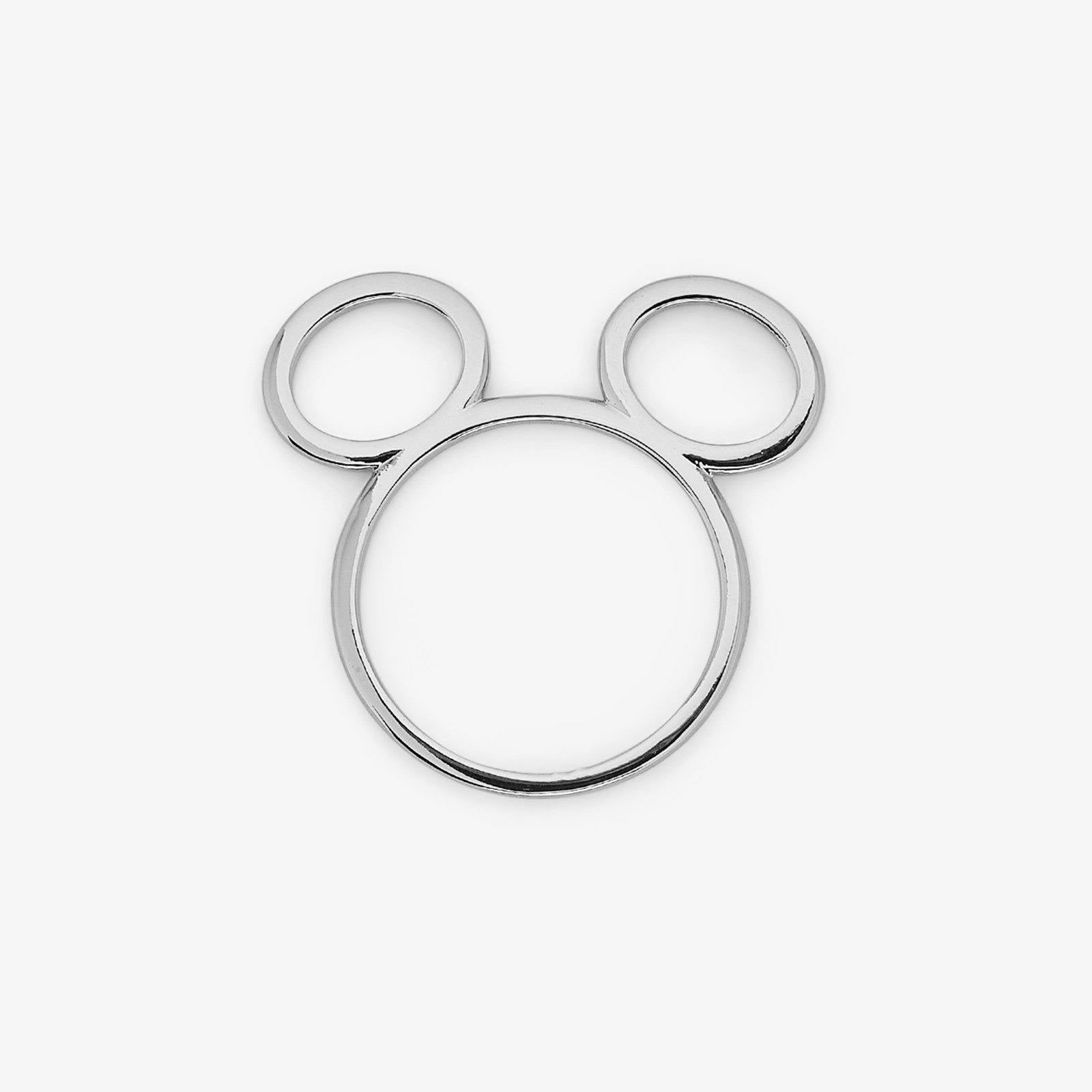 Pura Vida Cutout Mickey Head Ring - Size 6