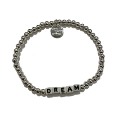 "Dream" Silver Filled Bracelet M/L - Little Words Project