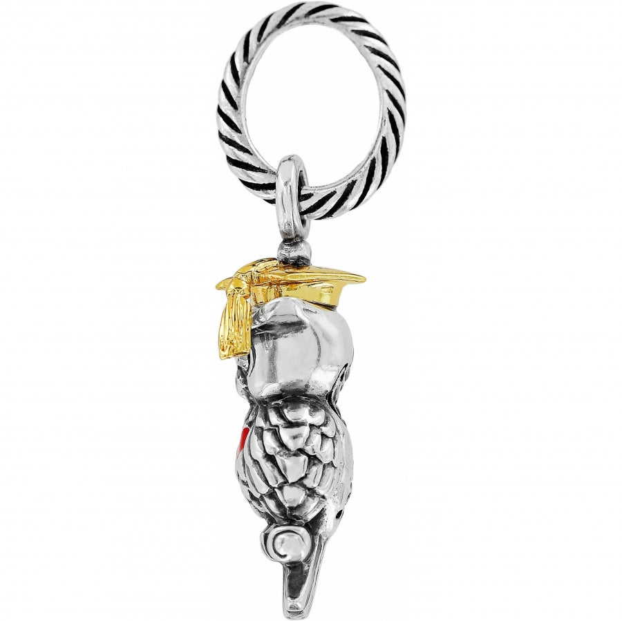 Graduate Silver Charm Side View