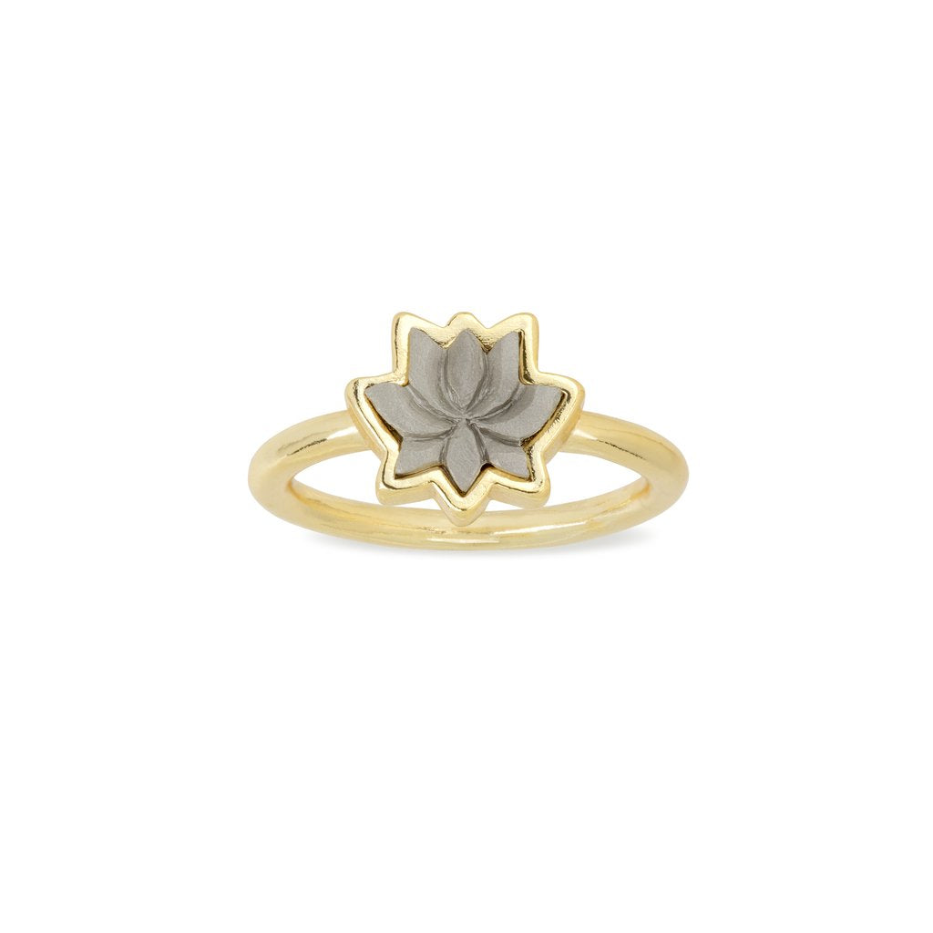Luca and Danni Lotus Ring - Size 7