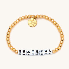 Little Words Project Solid Gold Filled Grateful Bracelet 