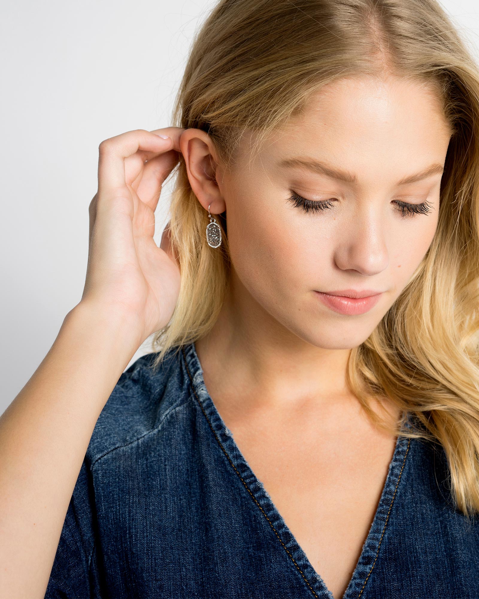 Lee Silver Drop Earrings