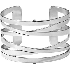 Christo Chara Wide Cuff Bracelet Front View