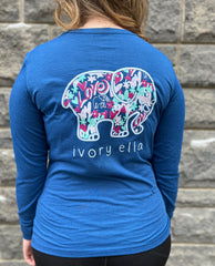 Ivory Ella Heritage Love Graffiti Long Sleeve T-Shirt