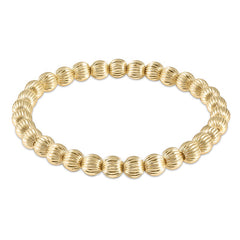 Dignity Gold 6mm Bead Bracelet | Enewton®