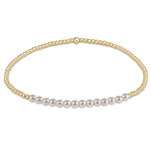 Enewton® - Gold Bliss Bead Bracelet - Pearl