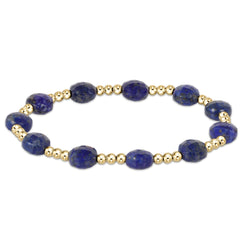 Admire Gold Bead Bracelet - Lapis | Enewton®