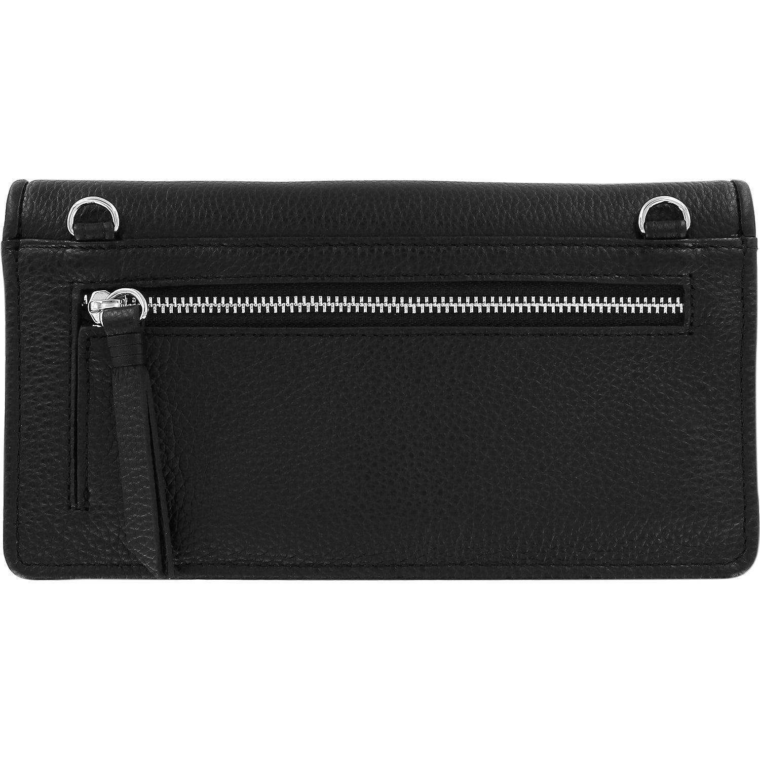 Black Large Wallet Back View