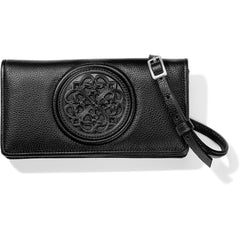Black Large Wallet Front View