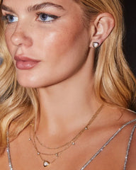 Kendra Scott stud earrings model shot