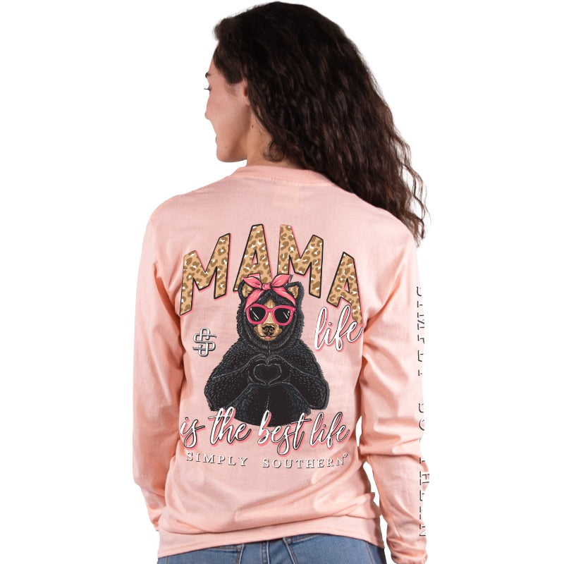 Simply Southern Mama Life Long Sleeve model image