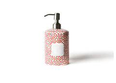 Happy Everything! Red Small Dot Mini Cylinder Soap Pump