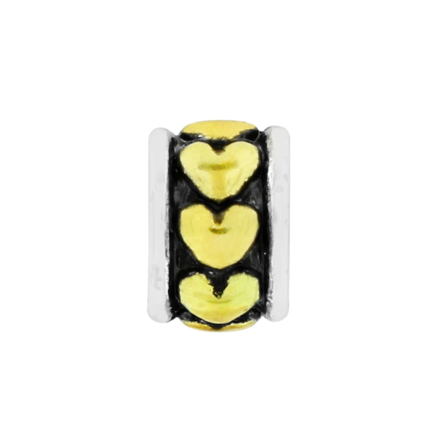 ABC Gold Hearts Spacer