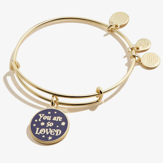 Harry Potter You Are So Loved Bangle Gold  800