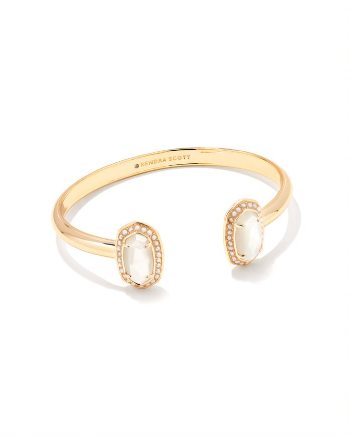 Kendra Scott Pearl Beaded Elton Bracelet Gold