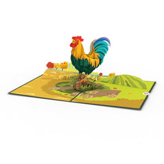 open Rooster Card