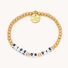 Little Words Project Solid Gold Filled Ride Or Die Bracelet
