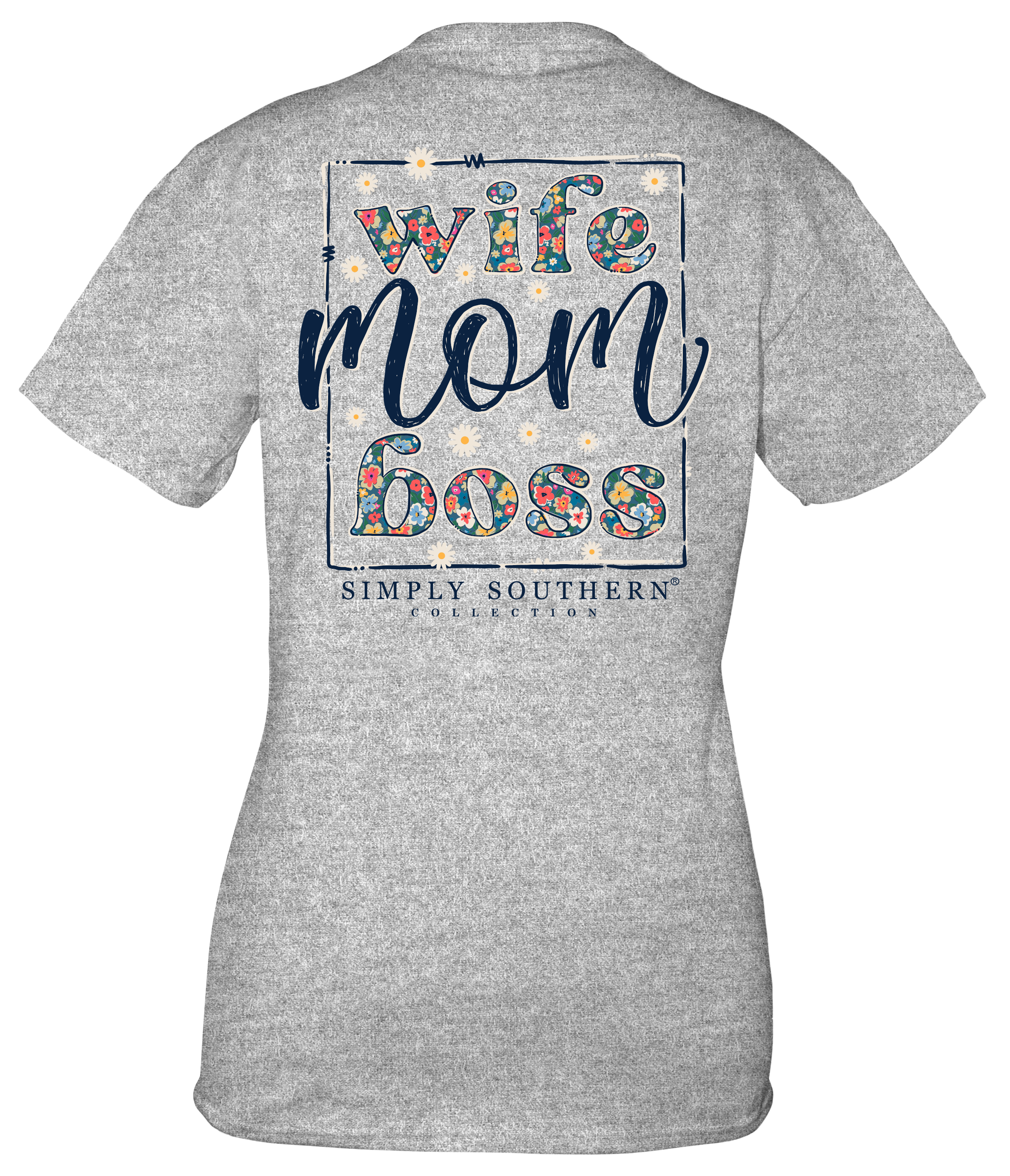 Women's Wife, Mom, Boss Short Sleeve Tee