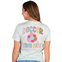 Simply Southern - Women's Soccer Vibes Only Short Sleeve Tee