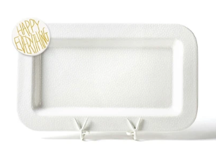 White Small Dot - Mini Entertainment Platter Front View