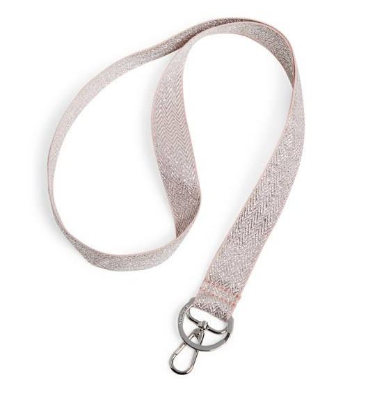 Wide Lanyard Rose Quartz