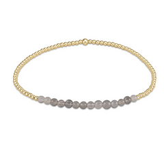 Gold Bliss Bead Bracelet - Labradorite | Enewton®