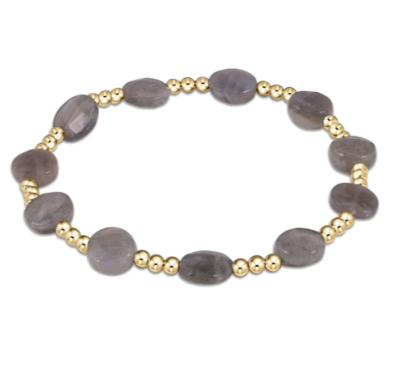 Admire Gold Bead Bracelet - Labradorite | Enewton®