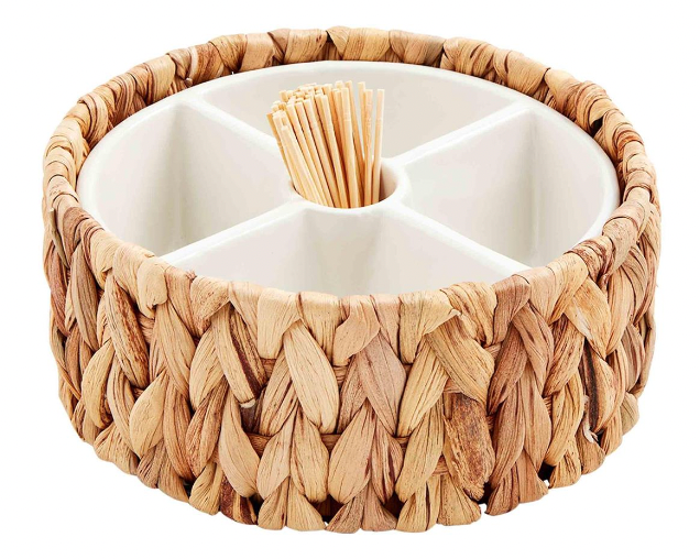 Woven Toothpick Server Set - Image 1 - Mud Pie