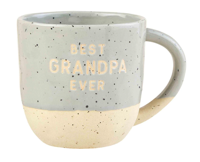 Mud Pie Best Grandpa Ever Family Coffee Mug