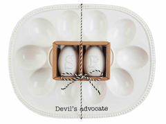 Deviled Egg Tray & Salt/Pepper Set - Image 1 - Mud Pie