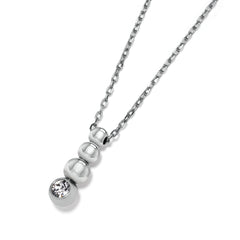 Twinkle Granulation Reversible Drop Necklace Close Up View