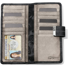 Barbados Large Pocket Wallet Card Slot View