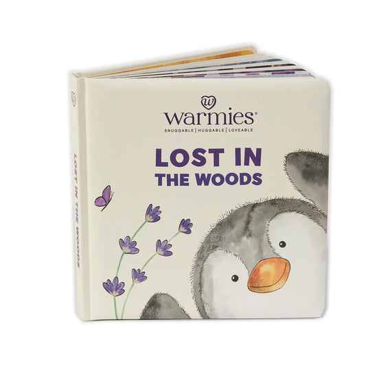 Warmies® "Lost In The Woods" Children's book, with a smiling penguin on the cover. 1080