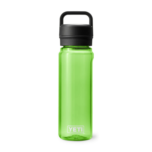 YETI Yonder .75L Water Bottle Canopy Green, full front view. 2400