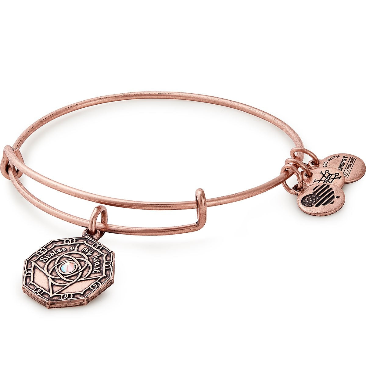 Bridesmaid Charm Bangle Rose 