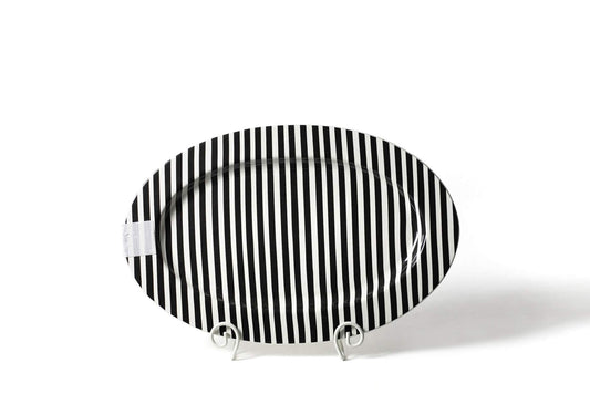 Black Stripe Big Oval Platter 2000