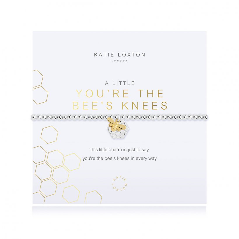 A Little You're the Bees Knees Silver Bracelet