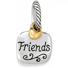 Friends Silver Forever Charm Front View