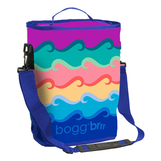 Bogg Bag cooler insert with multi color pattern, blue, green, red and yellow 1080