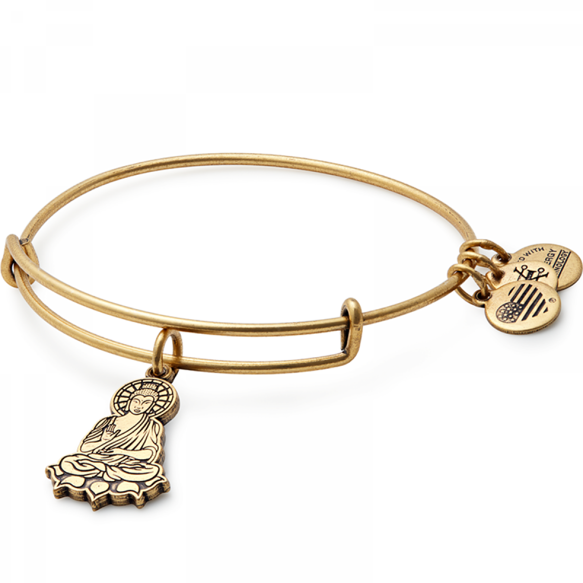 Buddha Charm Bangle Gold 