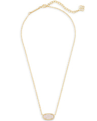 Elisa Gold - Iridescent Drusy Necklace