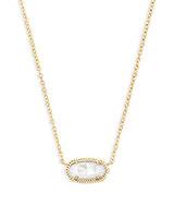 Elisa Gold - Ivory Mother Of Pearl Necklace