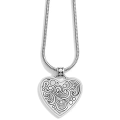 Contempo Heart Necklace Close Up View