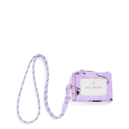 ReActive RFID Lanyard Card Case Lavender Butterflies