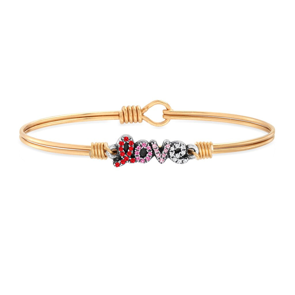Luca and Danni Love Bangle in Scarlet Ombre Petite