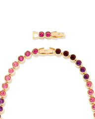 Carmen tennis necklace rubies
