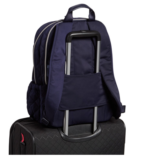 Campus Backpack Classic Navy luggage strap