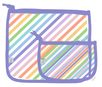 Pastel Stripes Bogg® Bag Insert