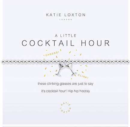 A Little Cocktail Hour Silver Bangle Bracelet Card View
